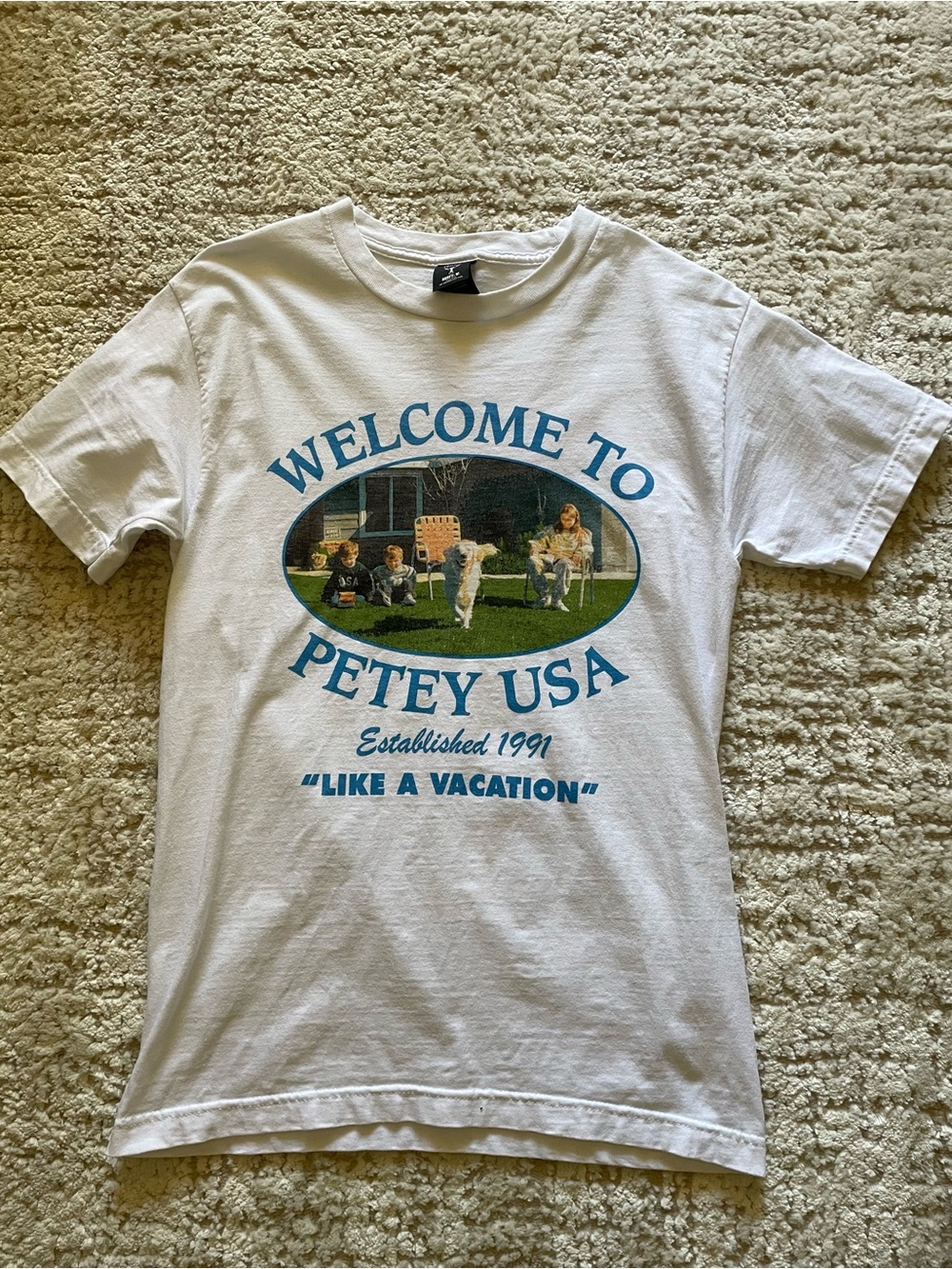 Petey USA Merch White Hanes T‑Shirt
